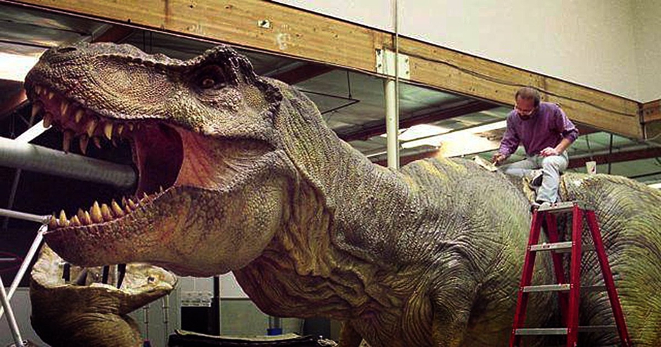 Jurassic Park T-Rex - Skinning Animatronic Dinosaur at Stan Winston Studio | Stan Winston School of Character Arts
