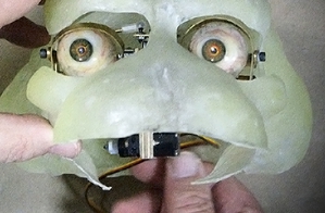 How to Build an Animatronic Head Part 2 - Eye Mechanism Construction & Installation