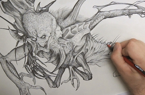 How to Draw Monsters - Drawing Stan Winston Creatures