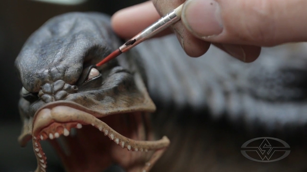 How to Paint Eyes, Teeth, and Nails on Monster Maquettes