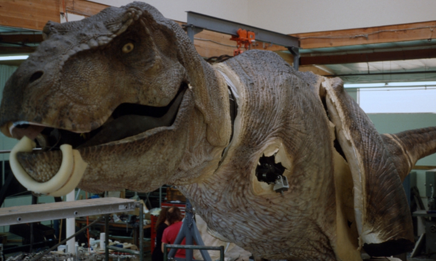 Jurassic Park T-Rex - Skinning an Animatronic Dinosaur Behind-the ...