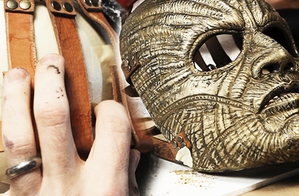How to Make a Mask - Part Two: Painting and Leather Work