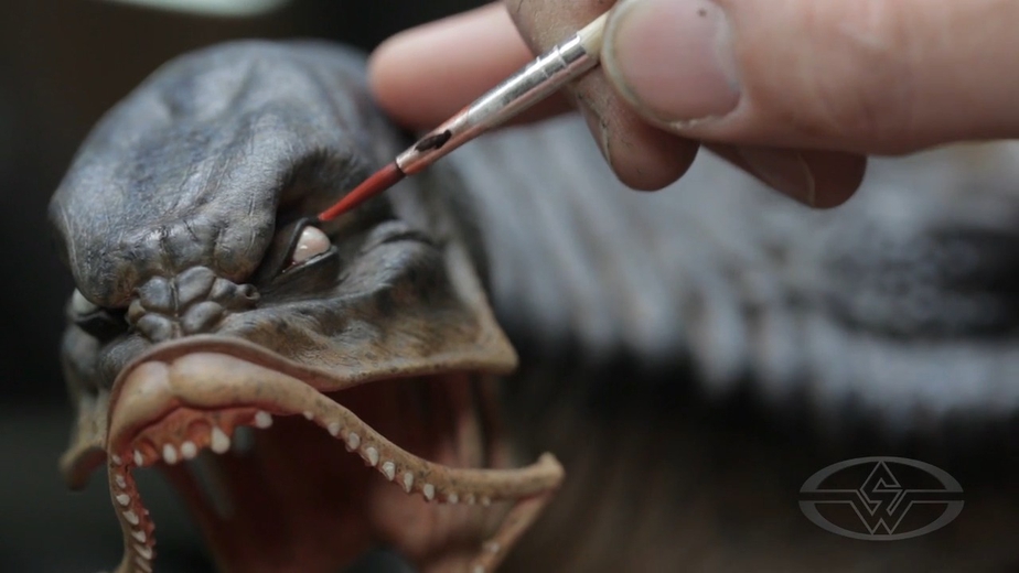 How to Paint Eyes, Teeth, and Nails on Monster Maquettes