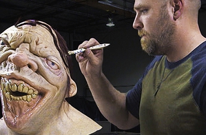 How to Make a Latex Rubber Mask Part 3 - Patch, Paint & Finish