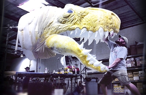 How to Make a Dinosaur - Part One: Design, Foam Carving & Fabrication