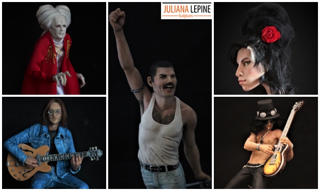 Realistic Miniature Likeness Figures by Artist Juliana LePine - ARTIST SPOTLIGHT