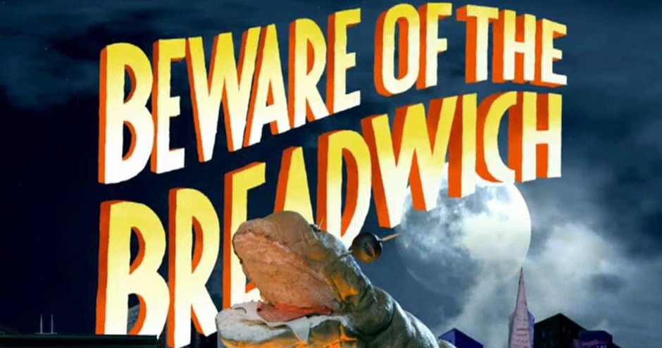 Stop-Motion bread monster aka "BREADWICH" terrorizes puppet-town for TOGO's