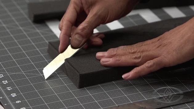 Costume & Mask Fabrication - How to Make Bevel Cuts