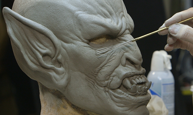 How To Sculpt Monster Masks - Veins and Wrinkles