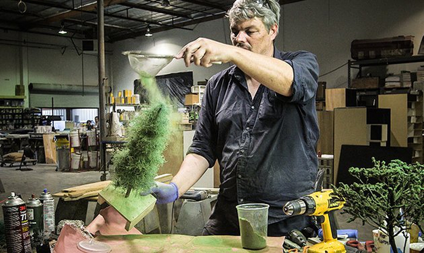 How to Flock a Miniature Tree Stan Winston School of Character Arts