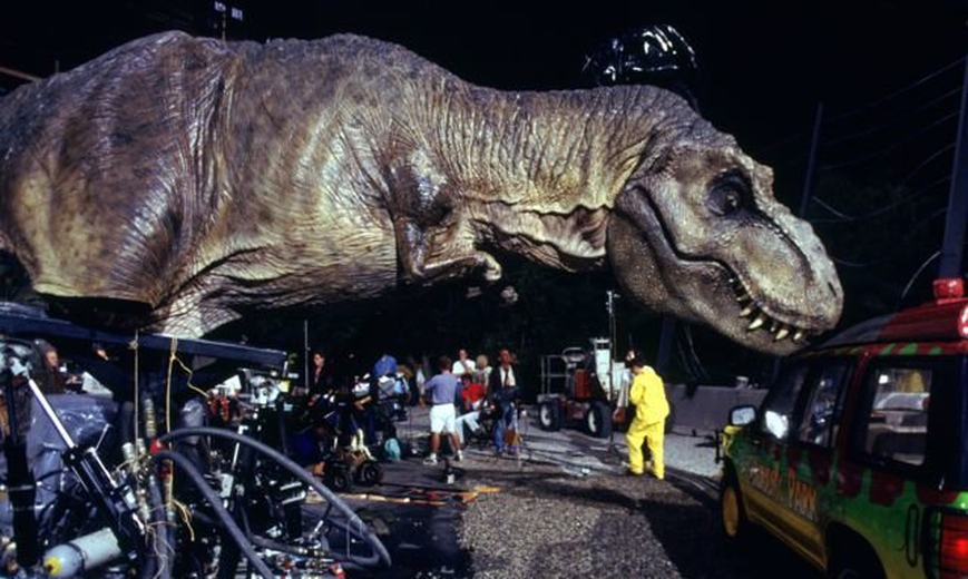 Jurassic Park Animatronic T Rex Rehearsal Stan Winston School Of 