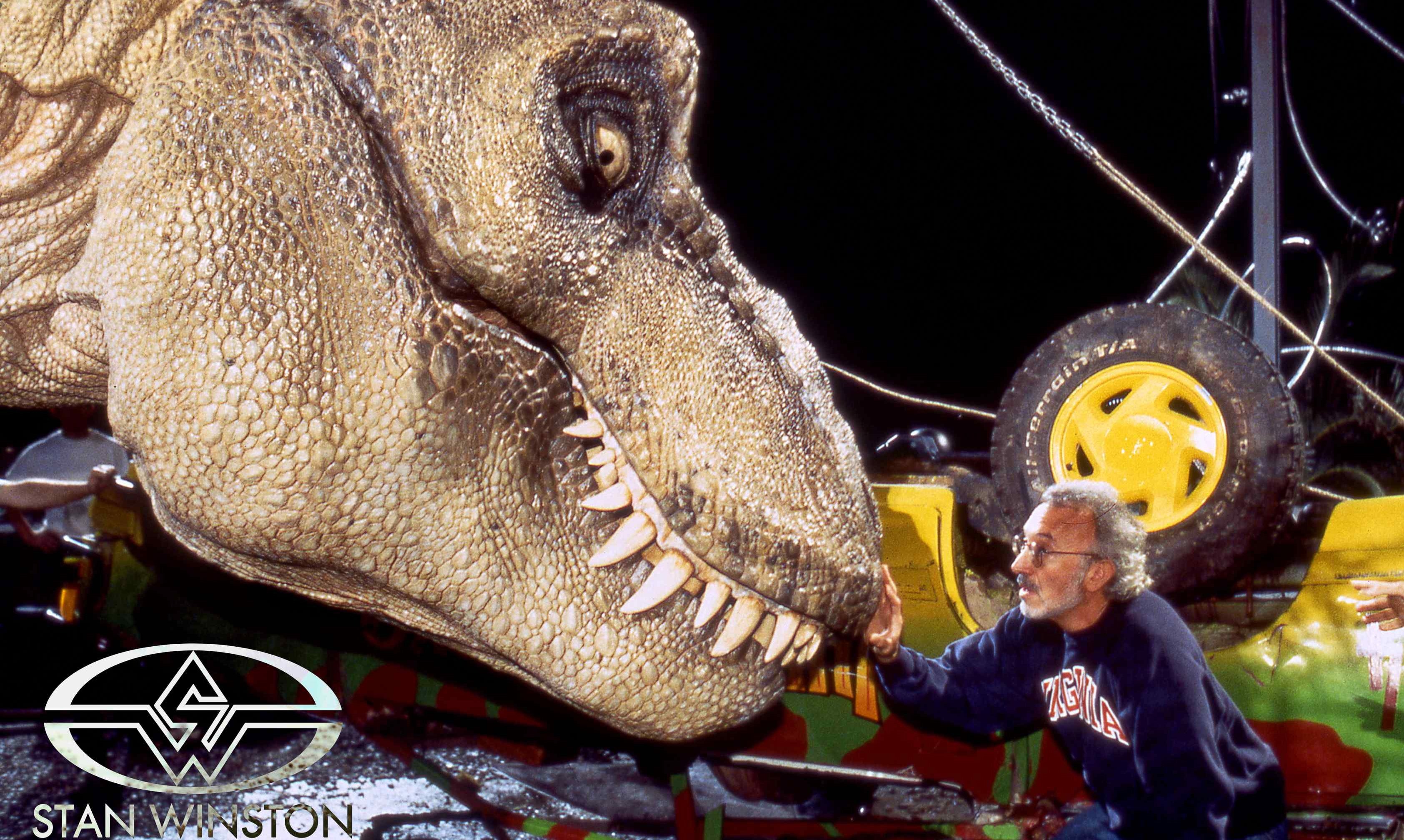 Jurassic Park T-rex robot - As dangerous a real dinosaur | Stan Winston of Arts
