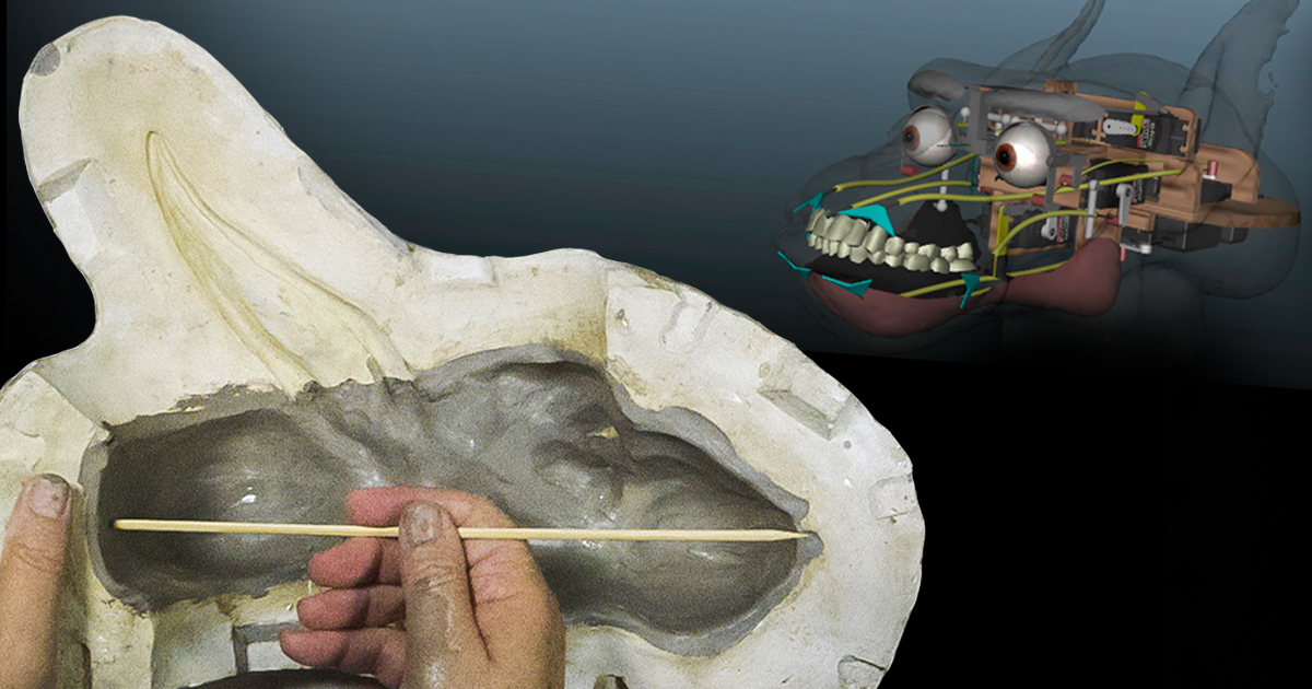 How to Make an Animatronic Head Part 1 - Creating the Mechanical ...