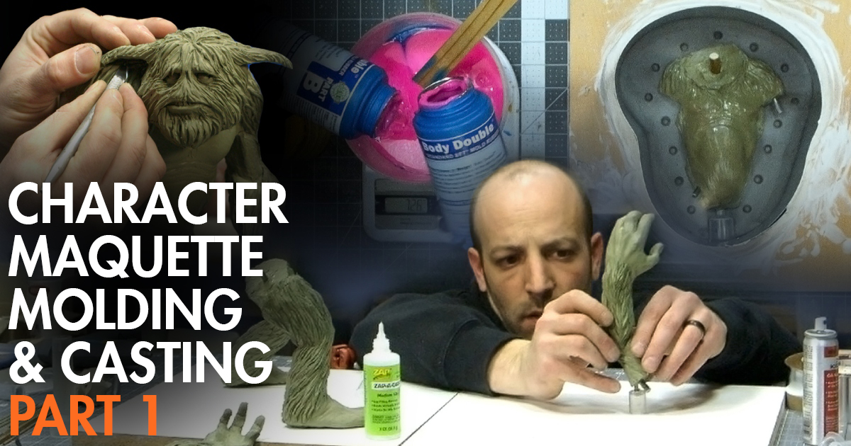 Character Maquette Molding & Casting Part 1 Sculpture Breakdown