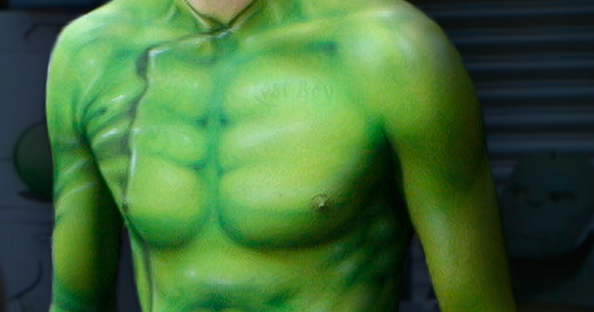 Advanced Body Art Part 1 How to Paint Human Anatomy & Fabric Stan Winston School of Character