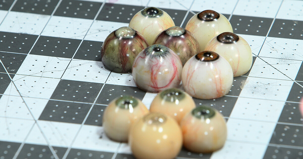 Epoxy Eyeballs Part 1 Casting & Painting Stan Winston School of Character Arts